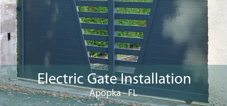 Electric Gate Installation Apopka - FL