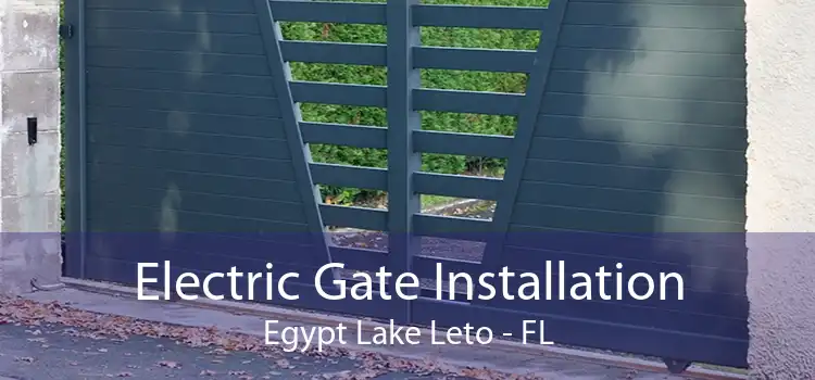 Electric Gate Installation Egypt Lake Leto - FL