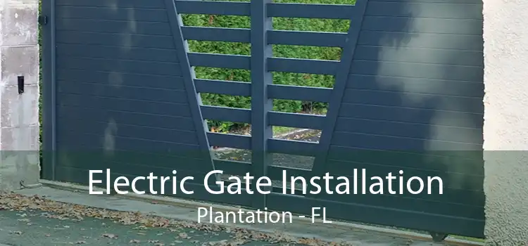 Electric Gate Installation Plantation - FL