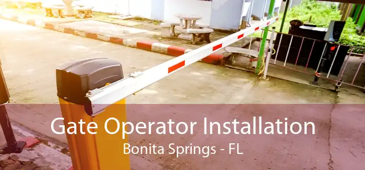 Gate Operator Installation Bonita Springs - FL