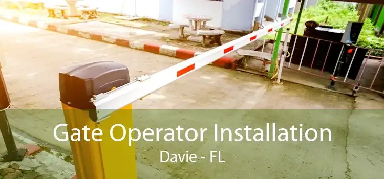 Gate Operator Installation Davie - FL