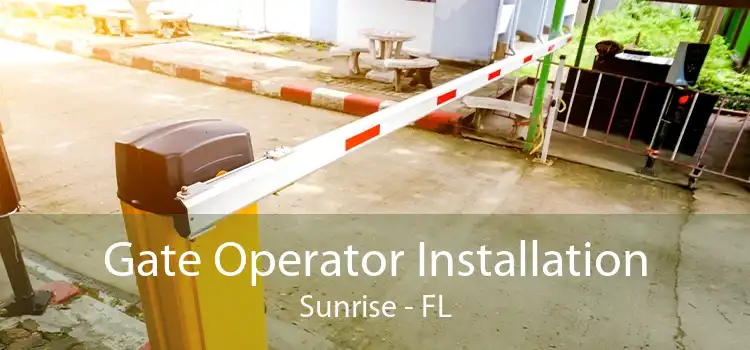 Gate Operator Installation Sunrise - FL